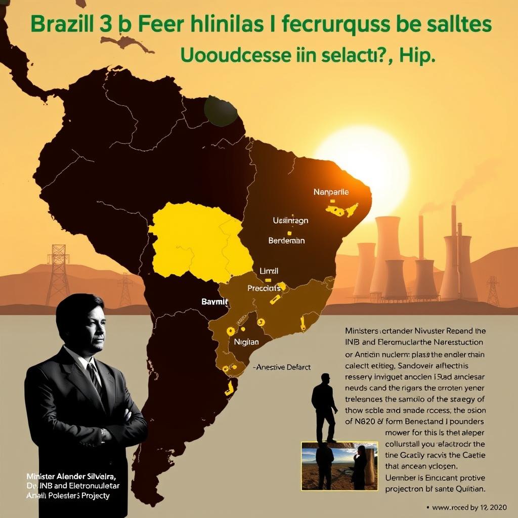 Brasil possui grande potencial em reservas de urânio, mas enfrenta desafios na cadeia nuclear