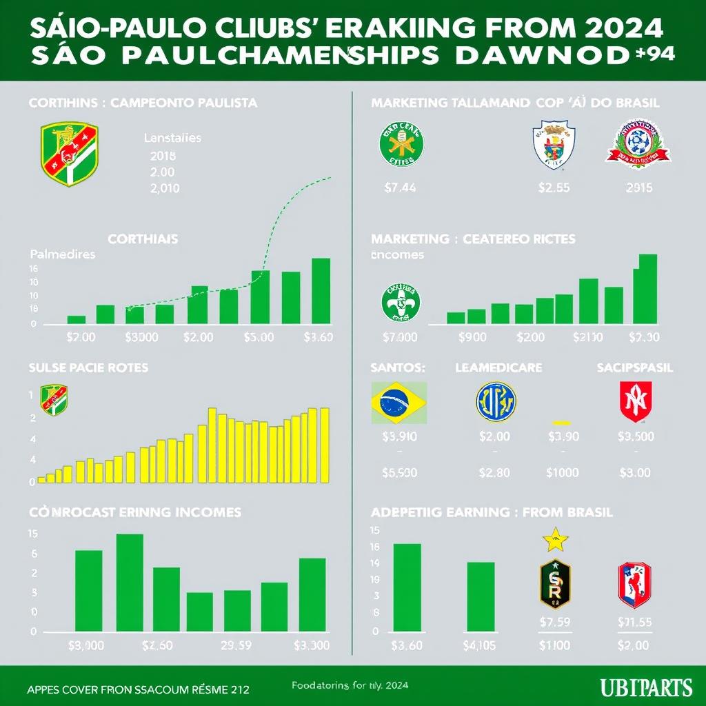 Clubes de São Paulo recebem mais com o Campeonato Paulista do que com as Copas em 2024