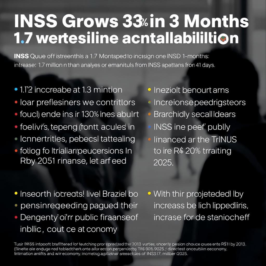 Fila do INSS cresce 33% em 3 meses e ultrapassa 1,7 milhão de pedidos: Impacto do aumento na concessão de benefícios e previsões para o futuro