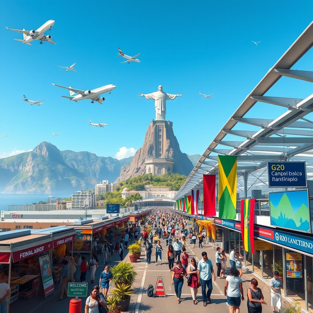 G20 Eleva 41% o Número de Voos Internacionais para o Rio de Janeiro