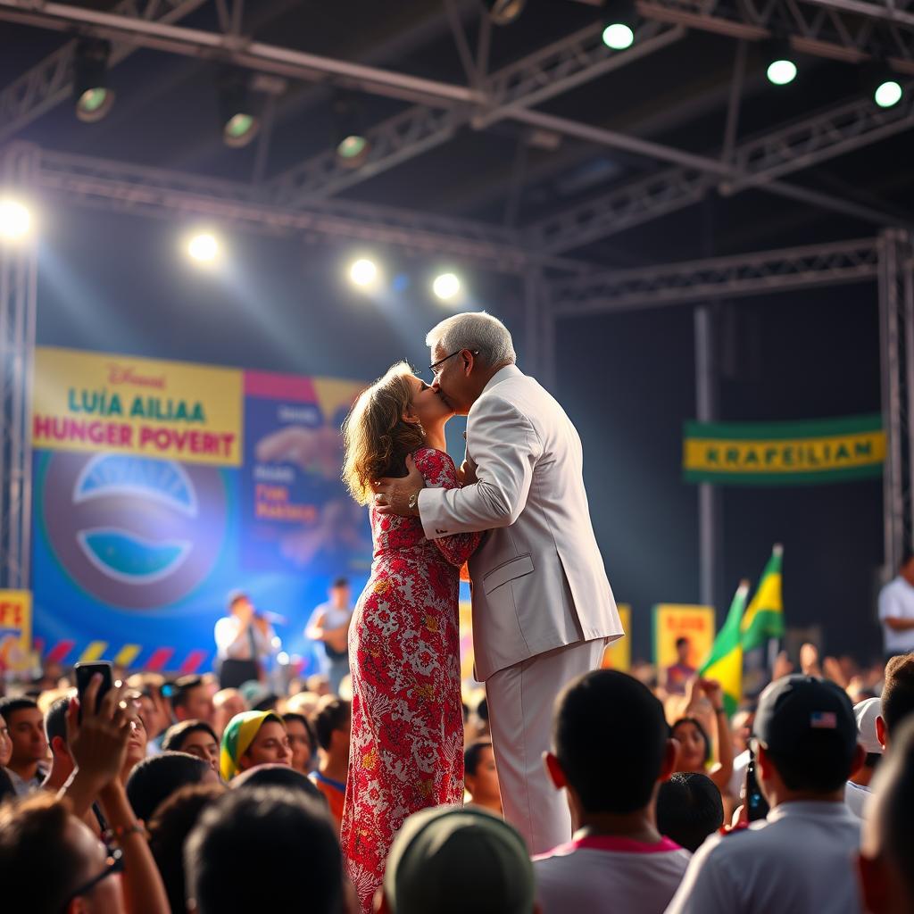 Lula e Janja Celebram Amor e Solidariedade no Festival Aliança Global Contra a Fome