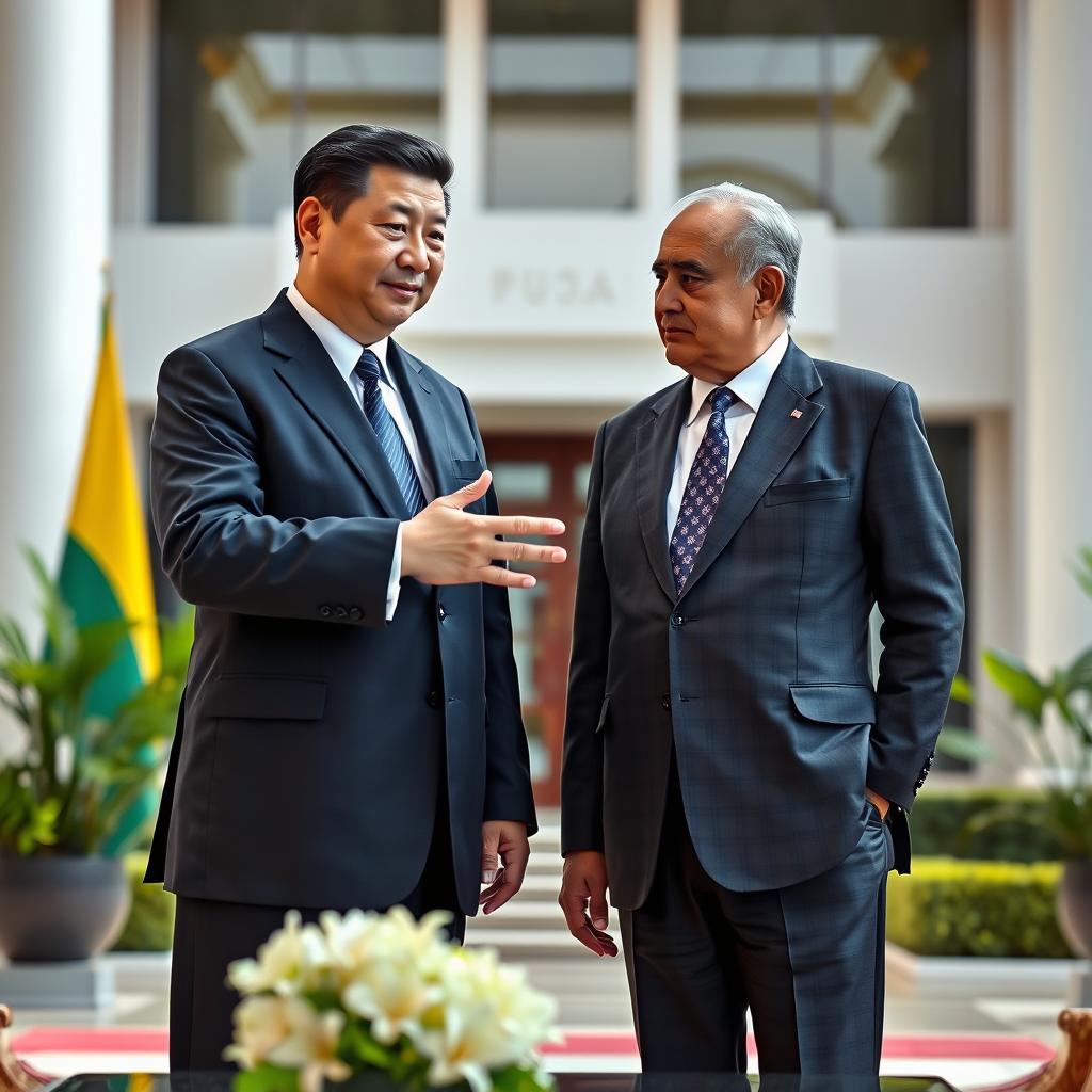 Xi Jinping e Lula Pedem Cessar-Fogo Imediato na Palestina em Brasília