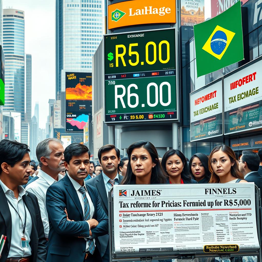 Dólar atinge R$ 6 e mercado reage ao pacote fiscal de Haddad