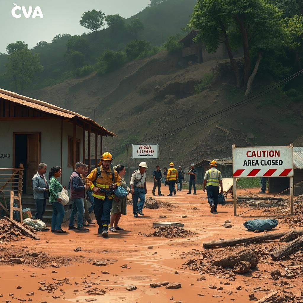Deslizamento em Minas Gerais: 79 Moradores Retirados por Risco de Novos Incidentes