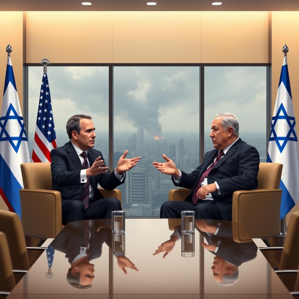 Israel e EUA Negociam Cessar-Fogo na Faixa de Gaza em Meio a Bombardeios