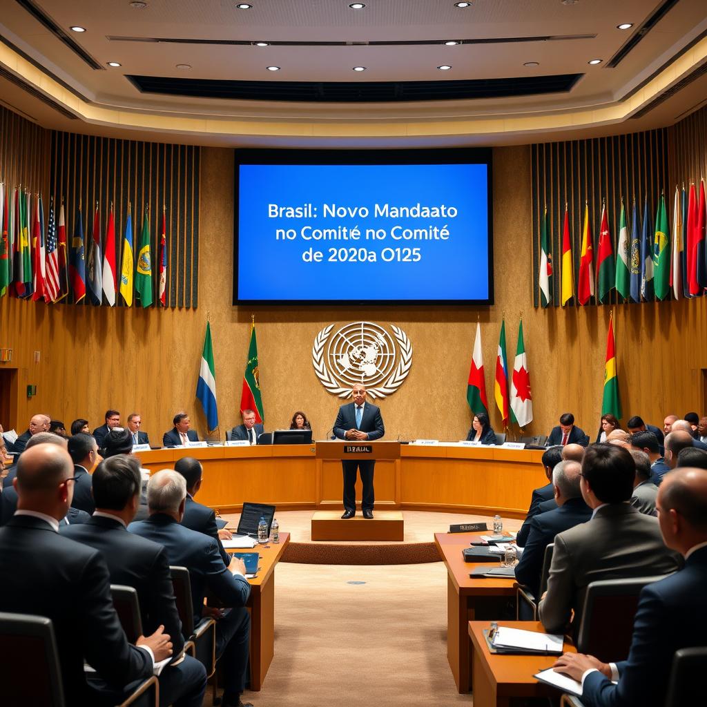 Brasil assume novo mandato no Comitê de Paz da ONU para 2025 e 2026