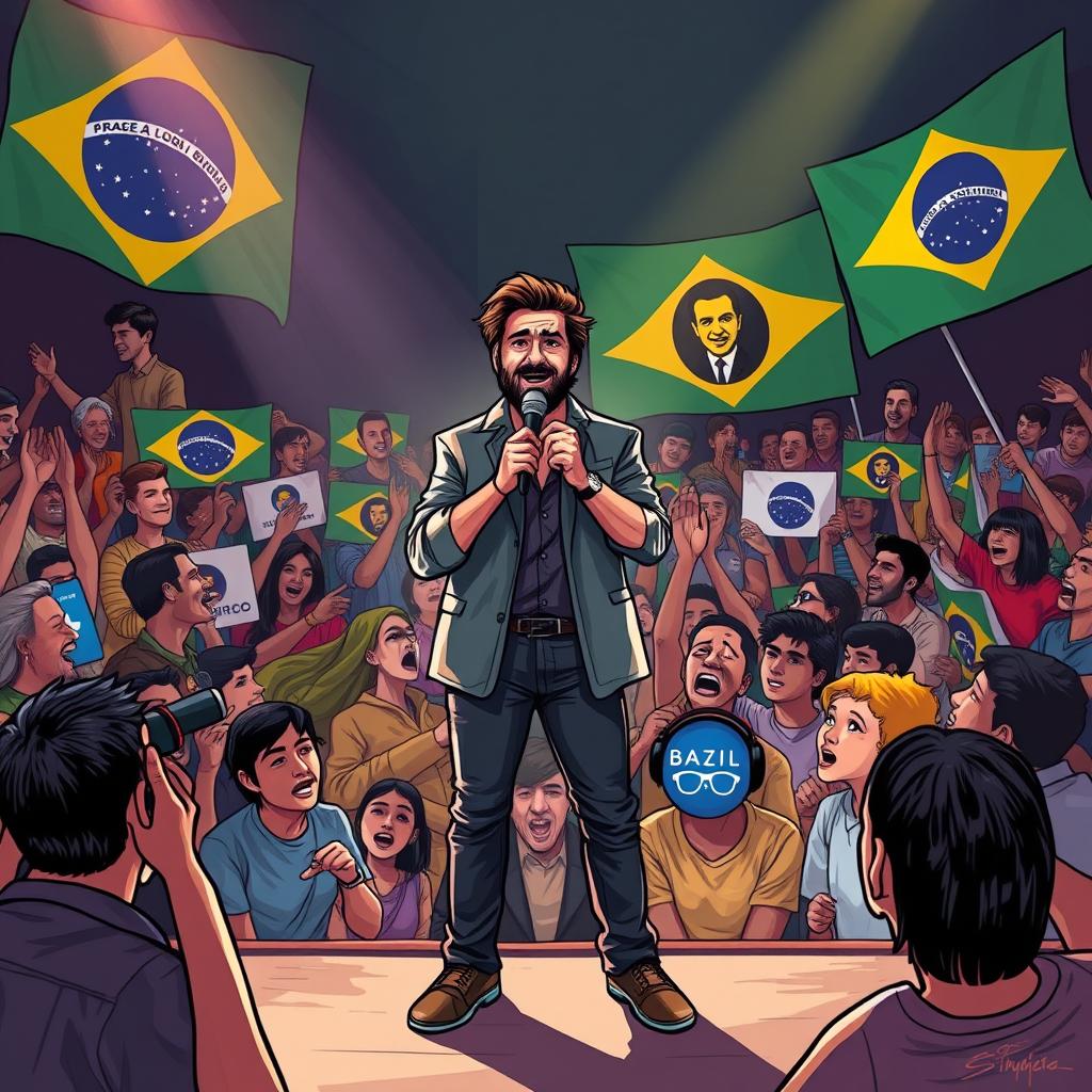 Roger Moreira do Ultraje a Rigor Afirma que ‘Nada é Pior que o Socialismo’ em Resposta a Danilo Gentili